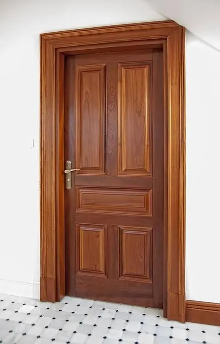 Classic wooden panel door