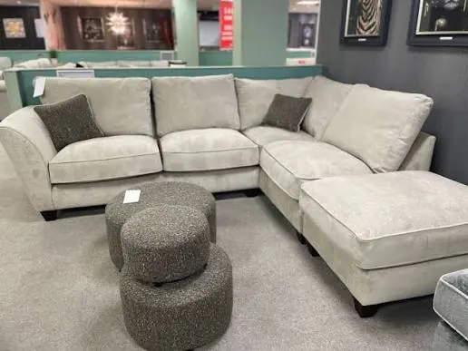 Grey corner sectional sofa